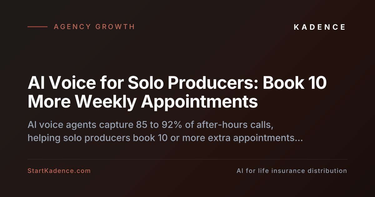 AI Voice for After-Hours Overflow: 10 More Weekly Appointments