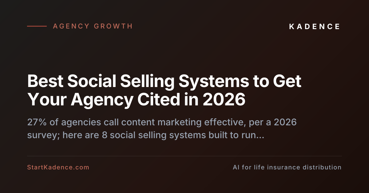 Best Social Selling Systems to Get Your Agency Cited in 2026