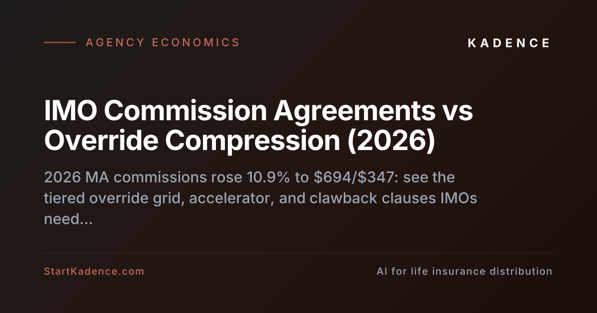 IMO Commission Agreements vs Override Compression (2026)