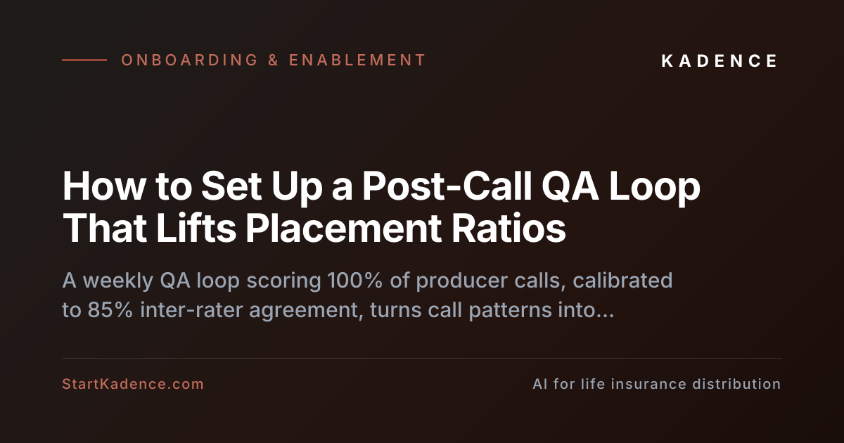 How to Set Up an Agency QA Loop That Lifts Placement Ratios