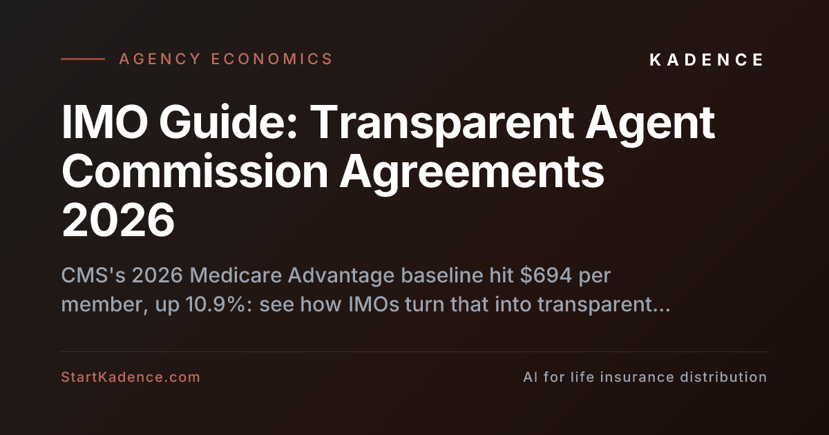The IMO Guide to Designing Transparent Agent Commission Agreements in 2026
