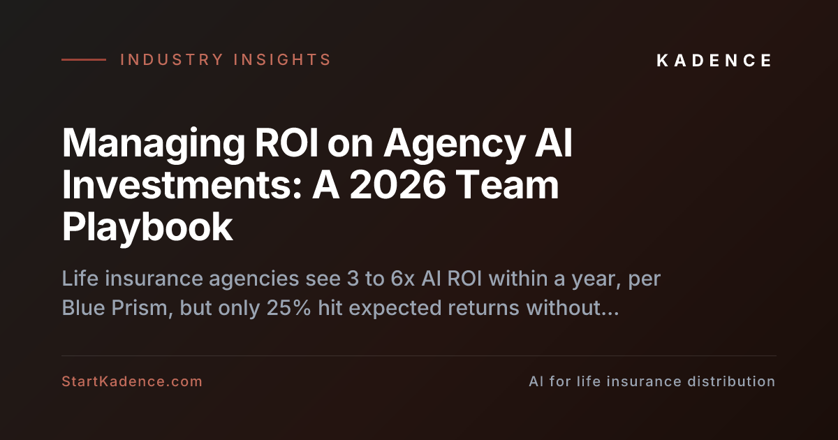 Managing ROI on Agency AI Investments: A 2026 Team Playbook