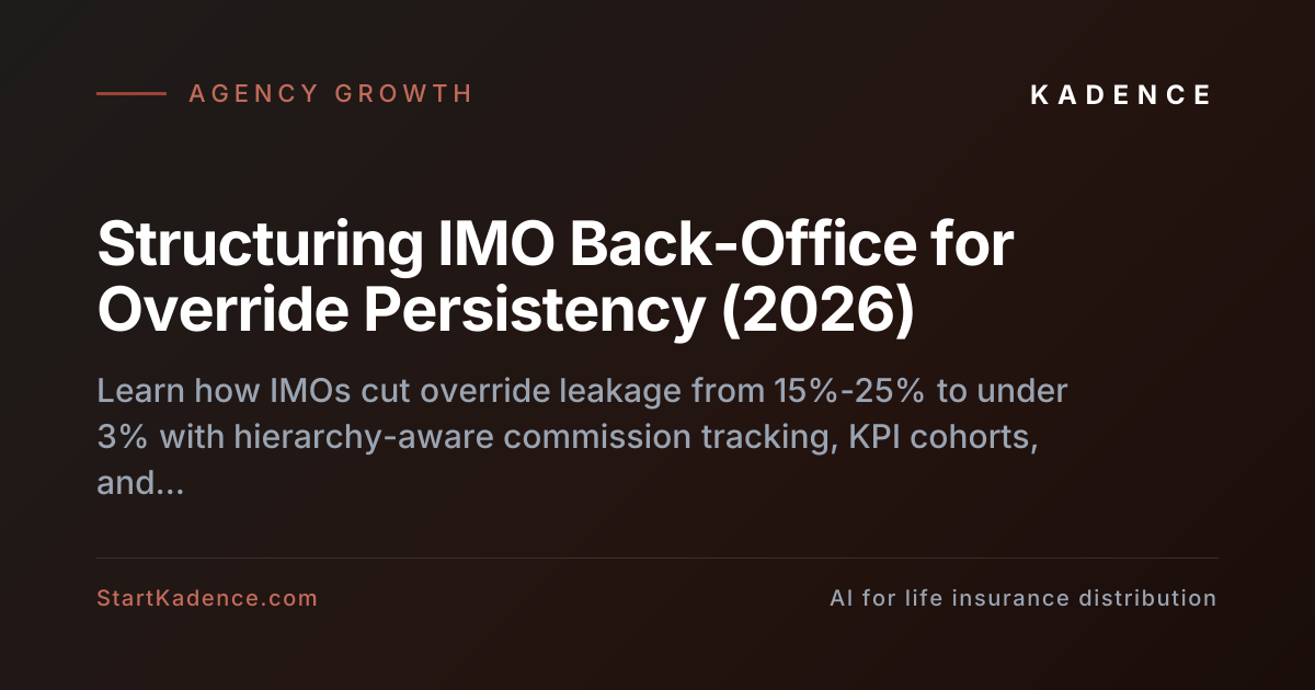 Structuring IMO Back-Office for Override Persistency (2026)